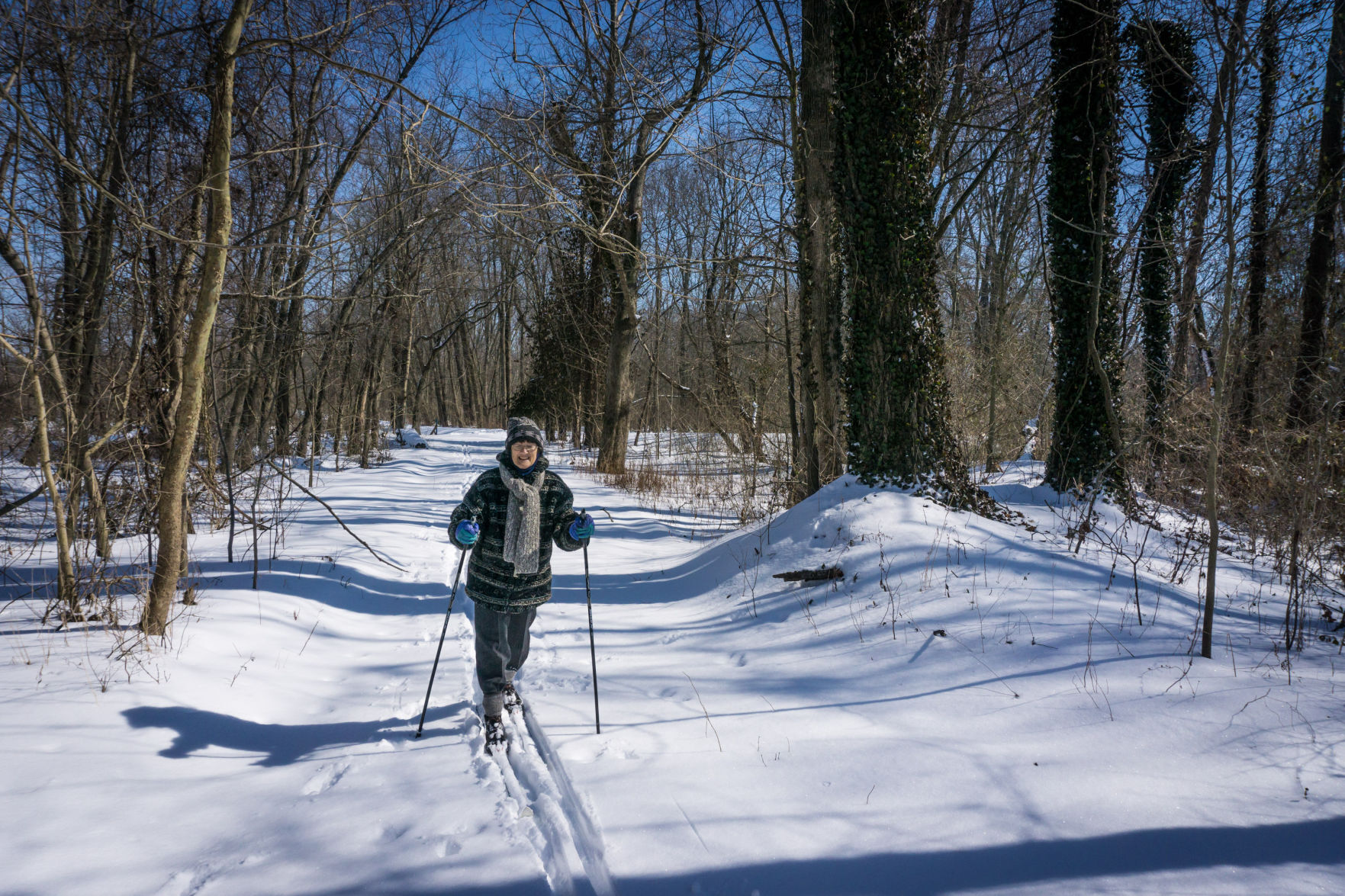 Ski time at the refuge